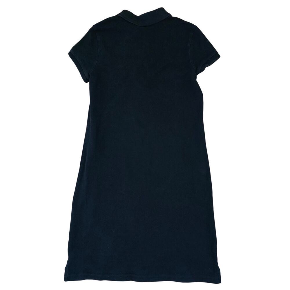 Ralph Lauren Polo Bear Youth Girl's Polo Shirt Dress Short Sleeve Black L(12-14) - Picture 3 of 7